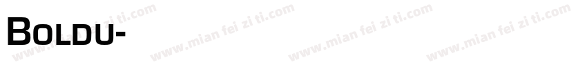 Boldu字体转换