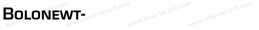 Bolonewt字体转换