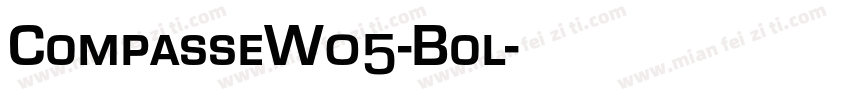 CompasseW05-Bol字体转换
