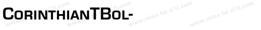 CorinthianTBol字体转换