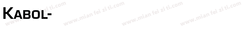 Kabol字体转换