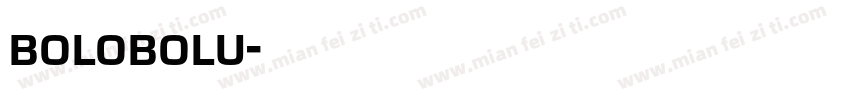 bolobolu字体转换