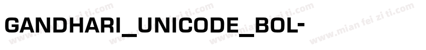 gandhari_unicode_bol字体转换