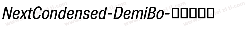 NextCondensed-DemiBo字体转换