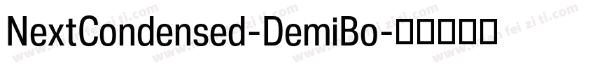 NextCondensed-DemiBo字体转换