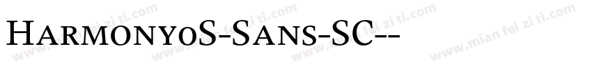 Harmony0S-Sans-SC-字体转换