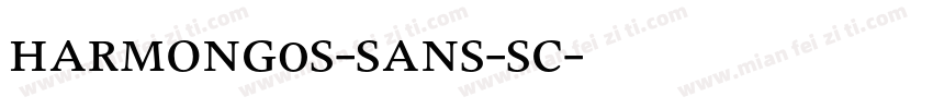 harmong0s-sans-sc字体转换