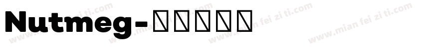 Nutmeg字体转换