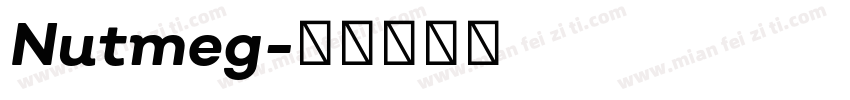 Nutmeg字体转换
