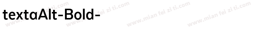textaAlt-Bold字体转换