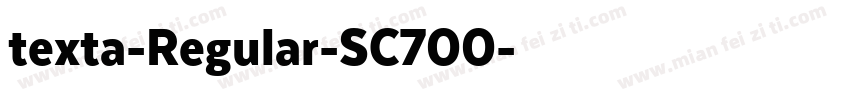 texta-Regular-SC700字体转换