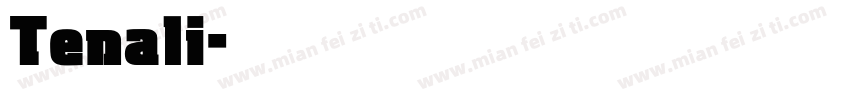 Tenali字体转换