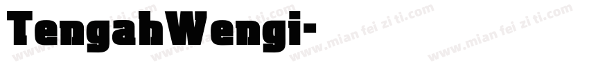TengahWengi字体转换