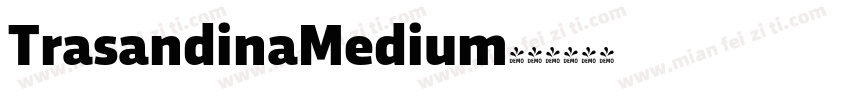 TrasandinaMedium字体转换