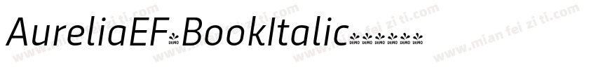AureliaEF-BookItalic字体转换