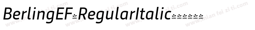 BerlingEF-RegularItalic字体转换