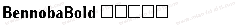 BennobaBold字体转换