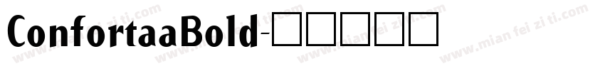 ConfortaaBold字体转换