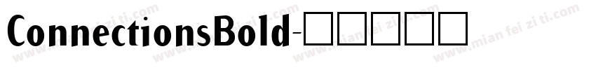 ConnectionsBold字体转换