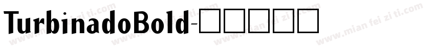 TurbinadoBold字体转换