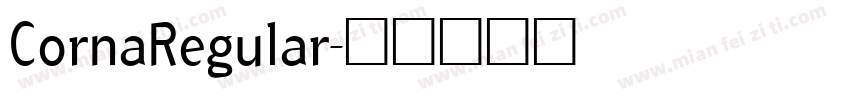 CornaRegular字体转换