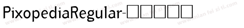 PixopediaRegular字体转换