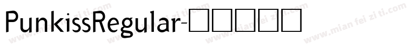 PunkissRegular字体转换