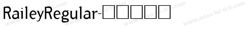 RaileyRegular字体转换