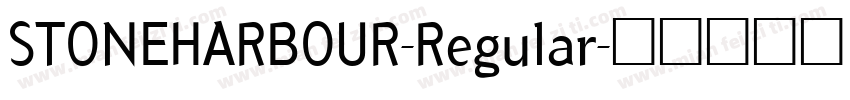 STONEHARBOUR-Regular字体转换