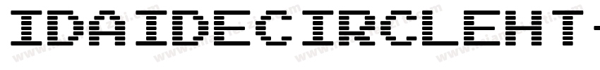 IDaideCircleHT字体转换