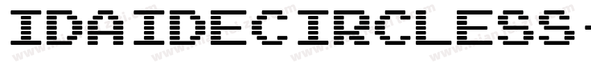 IDaideCircleSS字体转换