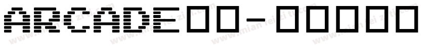 arcade字体字体转换