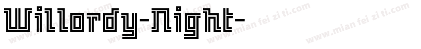 Willordy-Night字体转换