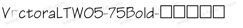 VectoraLTW05-75Bold字体转换