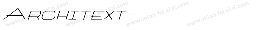 Architext字体转换