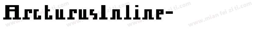 ArcturusInline字体转换