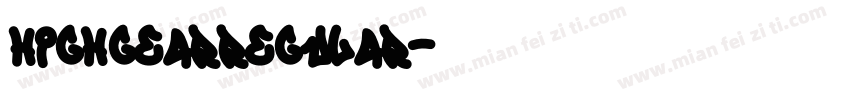 HighGearRegular字体转换