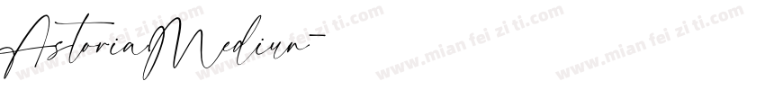 AstoriaMediun字体转换