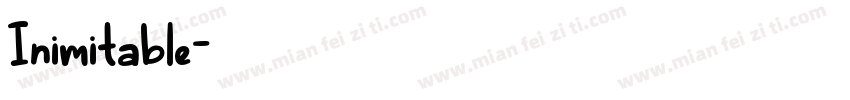 Inimitable字体转换