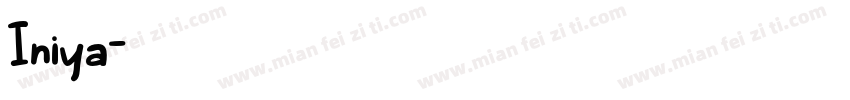 Iniya字体转换