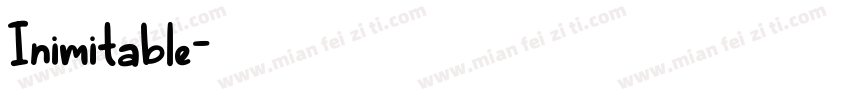 Inimitable字体转换