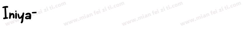 Iniya字体转换