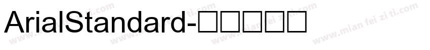 ArialStandard字体转换