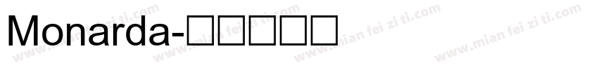 Monarda字体转换