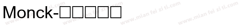 Monck字体转换