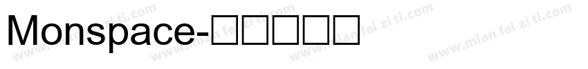 Monspace字体转换