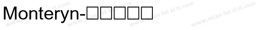 Monteryn字体转换
