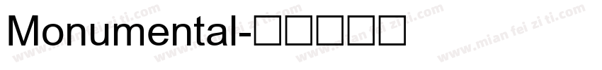 Monumental字体转换
