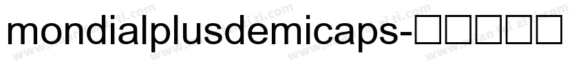 mondialplusdemicaps字体转换