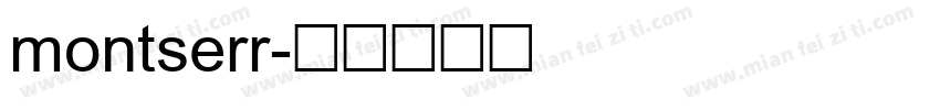 montserr字体转换